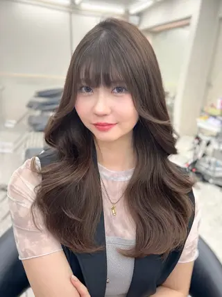 カラー 地毛風縮毛矯正 ☘️松井　傑のヘアスタイル