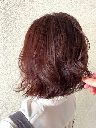 ミディアム カラー 髪質改善🥂✨ Mioのヘアスタイル