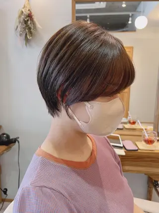 ショート ぱつボブ/ ショート/YUKIのヘアスタイル