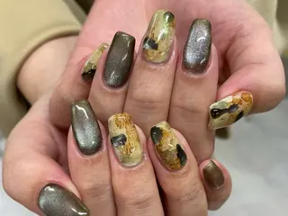 ネイル 草加ニュアンスネイル 🌚hersのネイルデザイン