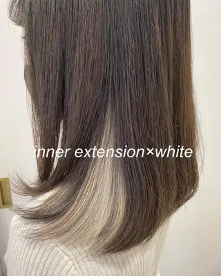 ミディアム 横浜🍒カット エクステ／RIEのヘアスタイル