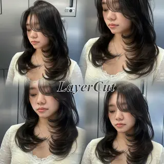 ロング 大人レイヤー/艶髪 🇺🇸TOMONAのヘアスタイル