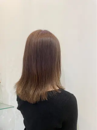 カラー 髪質改善カラー🤍 エクステ✨君島由実子のヘアスタイル