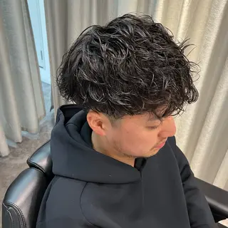 ショート パーマ メンズ Belo Hair Life所属・メンズ専門/堺東/ 半個室/長谷川将也の眉毛・アイブロウイメージ
