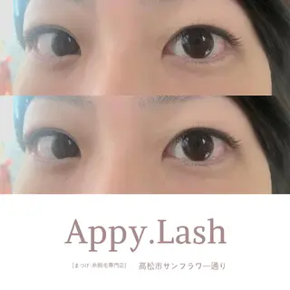 マツエク・マツパ まつげと眉の専門店 Appy.Lashのマツエク・マツパデザイン