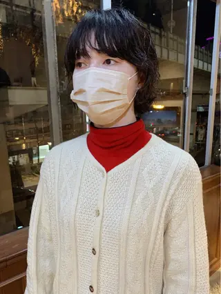 ショート パーマ 梅田/茶屋町 sayakaのヘアスタイル