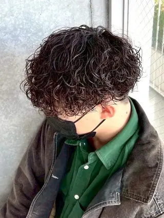 パーマ メンズ メンズ/カットパーマ /栄/sora🩵のヘアスタイル