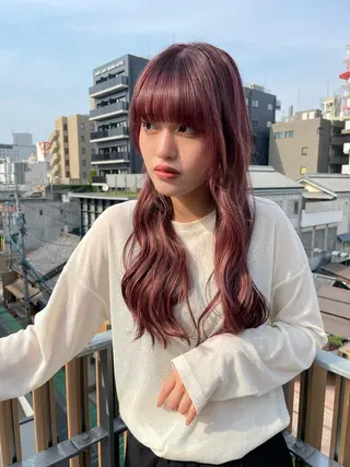 ロング カラー 薬院浄水通/ショート /ボブ/rukaのヘアスタイル