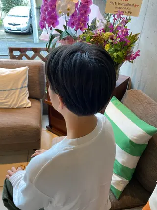 メンズ 🪼🫧垢抜け韓国風 カラー🦔さえ🦔のヘアスタイル