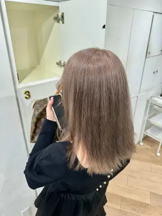 ロング カラー 新宿/レイヤー/ ブリーチ/西川翔真のヘアスタイル