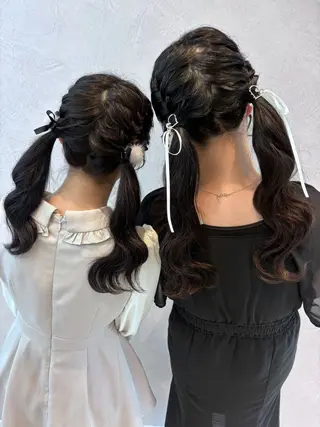 ロング カラー ヘアアレンジ ️🫧中島遼香🫧 Ess🪽髪質改善のヘアスタイル