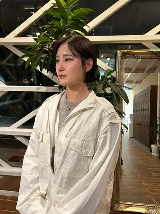 ショート 西 優衣奈のヘアスタイル