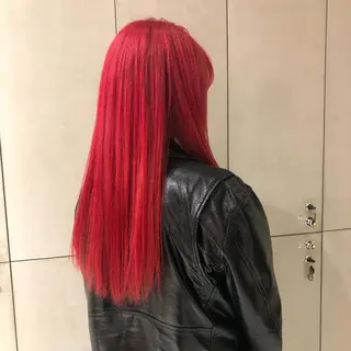 ロング カラー 古屋 花織のヘアスタイル