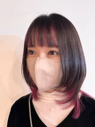 ショート カラー neon  hair亀戸店所属・🌈neonhair 透明感✨カラー🌈のヘアスタイル