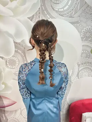 ヘアアレンジ laera 佐藤のヘアスタイル