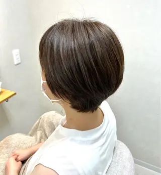 ショート ショート/白髪ぼかし 君和田若菜のヘアスタイル