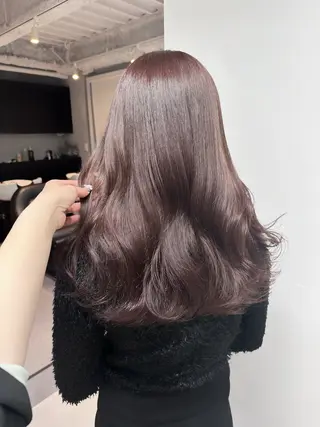 ロング カラー 透明感ある血色感 カラー💞sariaのヘアスタイル