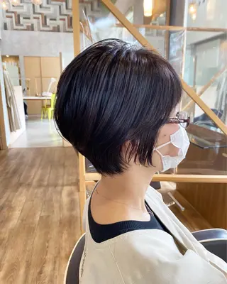 ショート カラー パーマ 🌼大人美人ショート 佐藤慎哉🌼のヘアスタイル