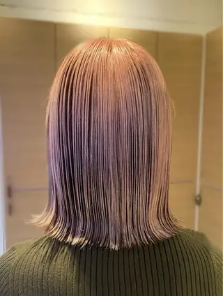 カラー 艶盛れ透明感カラー/ kanna🖤のヘアスタイル