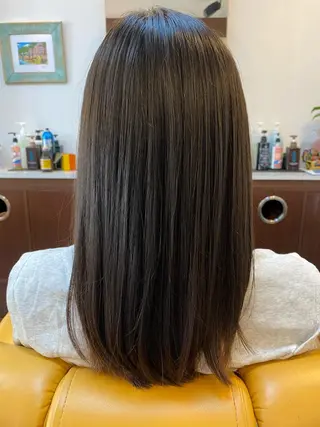 セミロング ヘアーデザイン ククイ所属・【緩パン】イトウ シンゴのヘアスタイル
