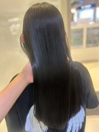 ロング カラー 艶質改善/縮毛矯正 ササキナツミのヘアスタイル