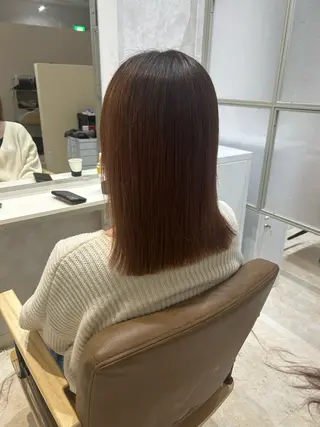 ミディアム 💙まこと💙艶 カラー(Rico)のヘアスタイル