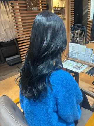 ロング カラー カヤノ/透明感カラー /酸性ストレートのヘアスタイル