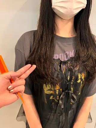 ロング 加藤 優眞のヘアスタイル