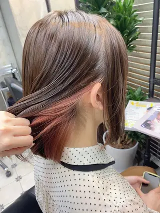 ショート カラー 韓国ヘア☁️ mitsukiのヘアスタイル