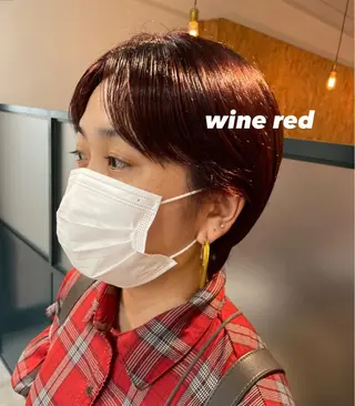 ショート カラー パーマ ヘアアレンジ ネイル マツエク・マツパ Miku /ブリーチ/ボブのヘアスタイル