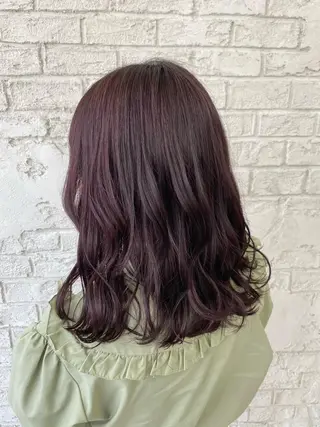 セミロング カラー ウルフカット 🐹朝日🐹のヘアスタイル