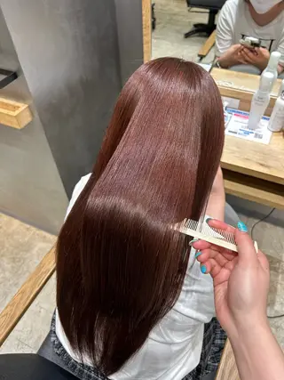 ロング 青野 になのヘアスタイル