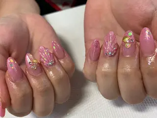 ネイル rukianail 新里のネイルデザイン