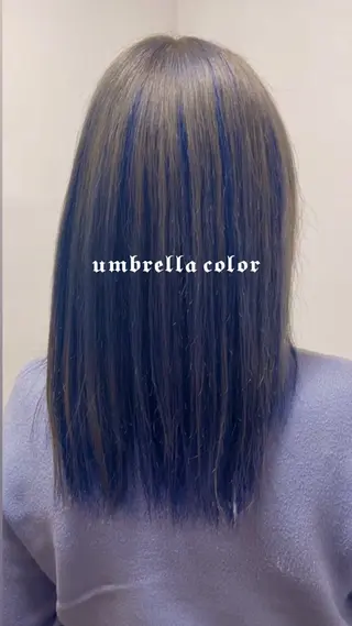 カラー Reve by Lond仙台所属・ブリーチ6000 円派手髪 ハイトーンのヘアスタイル