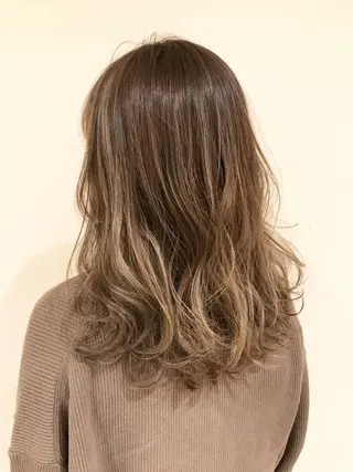 ミディアム ハイライト/髪質改善 ✂️十河祐輝のヘアスタイル