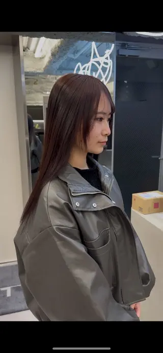 セミロング カラー hono🐬カラー 特化/ハイトーンのヘアスタイル