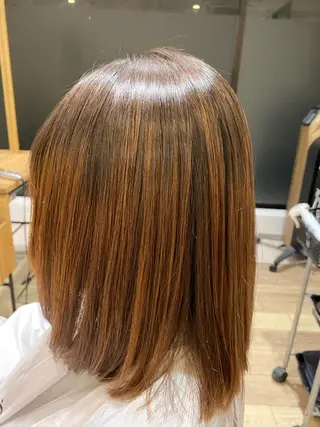 ミディアム 韓国トレンドヘア しゅーやのヘアスタイル