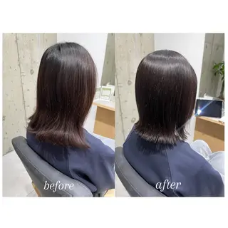 ショート カラー ボブ/ハイトーン特化 solua上本町のヘアスタイル