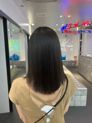 ミディアム カラー ダメージレス艶カラー MISAKI🦋のヘアスタイル