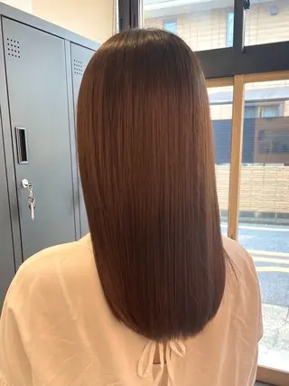 セミロング Gift.hair&spa所属・森崎 歩のヘアスタイル