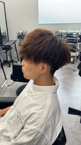 パーマ メンズ men's salon First中崎町店所属・First中崎町 西郡   涼のヘアスタイル