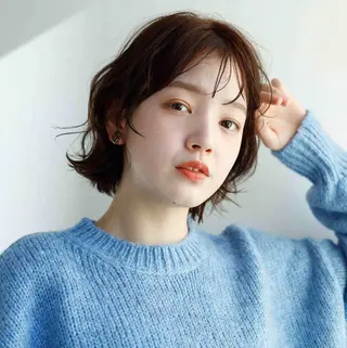 ショート カラー ROW 札幌のヘアスタイル