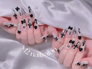 ネイル 長さだし専門店 M2 rikaのネイルデザイン