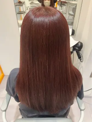 ロング カラー 渡辺 夢吏のヘアスタイル