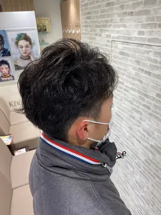 ミディアム パーマ メンズ an池袋本店所属・🌷吉野ひかり🌷 カットモデル募集✂️のヘアスタイル