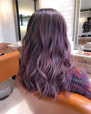 ロング カラー 濱田 ヒデキのヘアスタイル