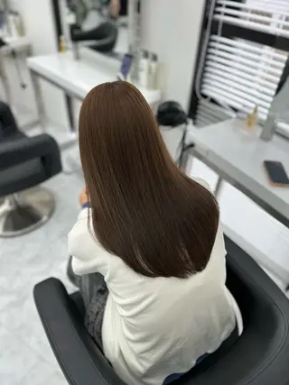 セミロング rio🧚🏻‍♀️ 暖色/グレージュのヘアスタイル