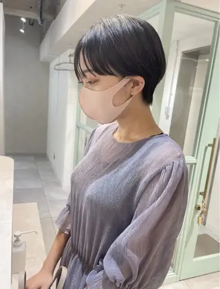 ショート HAZEL博多所属・博多美容室 𝑳𝒊𝒏𝒂🩷のヘアスタイル