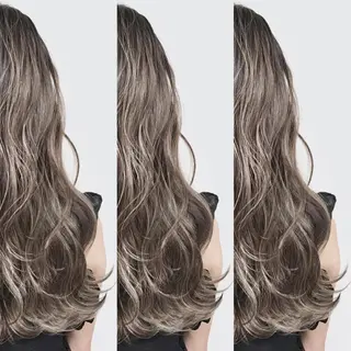 ロング カラー パーマ ヘアアレンジ tocca所属・毎月通える価格♪ 杉本真基のヘアスタイル