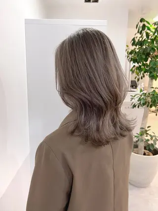 カラー ボブカット/ 尾崎龍聖のヘアスタイル